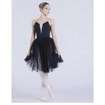 Adult Ballet Tutu Skirts Soft Tulle Practice Skirt Mid-Length Dance Skirt High-End Design with Two Layers for Professional Dancers - DancerInn - 29396589543607 - 29396589543607