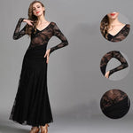 sheer lace ballroom and latin dance dresses - 71234984149175 - 71234984149175