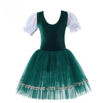 puffy sleeve ballet dress for toddlers - 37343530418359 - 37343530418359