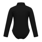 Dance Bodysuits for Boys with Long Sleeves Bow Tie and Turn-Down Collar Perfect Dance Romper - DancerInn  - 33363836666039 - 33363836666039