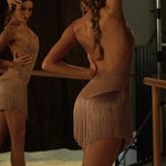 high stretch fringe skirt womens - 71170634973367 - 71170634973367