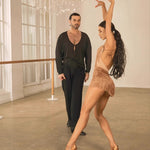 Fringe Dance Dress - Latin Dance Competition Dresses with Open Back Built-in Underwear for Tango Salsa Samba - DancerInn   - 34266701693111 - 34266701693111