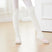 White / S - Ballet Leg Warmers Dance for Girls Knitted Stirrup Long Leg Socks Suit Yoga, Gym, and Fitness