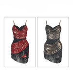 sensual bachata dance dress black open back salsa dress for dancing - 35752816804023 - 35752816804023