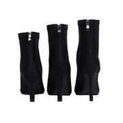 Dancing Boots for Women Stiletto Booties Jazz Dance Boots with Peep Toe Hig Heel for Latin Tango Salsa DancerInn