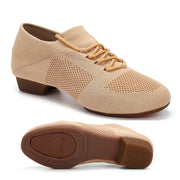 Dance Shoes for Jazz Dance Salsa Dance Shoes for Women Knitted Latin Ballroom Practice Shoes DancerInn