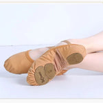 Ballet Flat Shoes for Women - Soft Stretch Split Sole Ballerina Dance Ballet Slippers - DancerInn Women Ballet Shoes   - 35011613262007 - 35011613262007