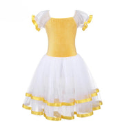 soft stretch childrens ballet outfit