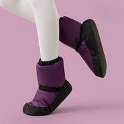 Ballet Warm Up Booties - Winter Ballet Boots Warm Up Dance Shoes, Breathable Fleece, Non-Slip Sole DancerInn