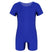 Blue / XS - Boys Gymnastics Leotard - Short Sleeve Solid Color High Stretch Ballet Leotards for Girl and Boy