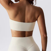 Dance Wrap Top – Strapless Sports Dance Bra Tops for Yoga Latin Tango Salsa Gym - DancerInn  