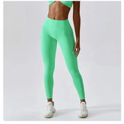 Women Athletic High Waist Leggings Seamless Yoga Gym Tights Stretchy Fitness Activewear Pants - DancerInn