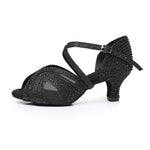 swing dance shoes women mid heel - 36807200145591 - 36807200145591