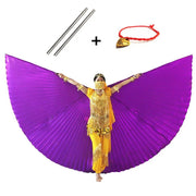Professional Egyptian Belly Dance Costume ISIS Wings with Sticks for Women and Children - DancerInn