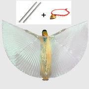 Professional Egyptian Belly Dance Costume ISIS Wings with Sticks for Women and Children - DancerInn