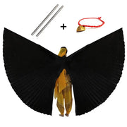 Professional Egyptian Belly Dance Costume ISIS Wings with Sticks for Women and Children - DancerInn