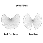 Professional Egyptian Belly Dance Costume ISIS Wings with Sticks for Women and Children - DancerInn