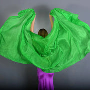 soft silk performance dance scarf