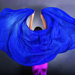black silk belly dance with scarf - 37421554565303 - 37421554565303