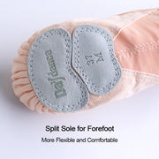 Ballet Flat Shoes for Women - Soft Stretch Split Sole Ballerina Dance Ballet Slippers - DancerInn Women Ballet Shoes  