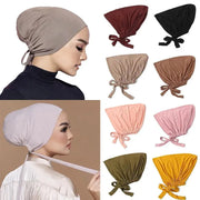 Elegant Soft Modal Muslim Turban Hat with Inner Hijab Cap for Women - DancerInn
