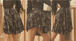 black salsa skirt adjustable tie waist - 38376901836983 - 38376901836983