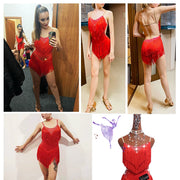 slip dress dance costume backless