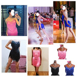 sequin dance dress with rhinestones - 36028461842615 - 36028461842615