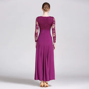 luxury long sleeve ball gown