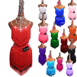dress dance fringed rhinestone backless - 36028461777079 - 36028461777079