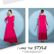 elegant long sleeve prom dress