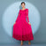Rose Red / S - Long Sleeve Ball Gown Prom Dresses - Elegant Lace Ball Gown Wedding Dress for Dance