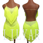 double layer fringe latin dance dress - 36028462137527 - 36028462137527