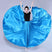 light blue / XS / 360° - Spanish Skirt - Satin Long Dance Flamenco Skirts with Elastic Waist Big Swing Hem for Belly Dancing
