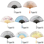 folding bamboo hand fan - 36184839454903 - 36184839454903
