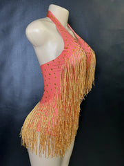 black rhinestone leotard for stage