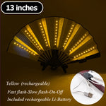 holiday neon folding fan - 37602254946487 - 37602254946487