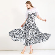 black white ballroom smooth gowns