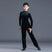 Black-3 / XS - Boys Dance Costumes Suits - Black & White V-Neck Latin Ballroom Tango Salsa Outfits for Kids