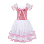 blue velvet ballet tutu dress girl