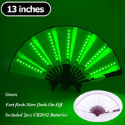 glowing dance fan for women