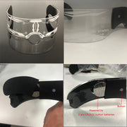led visor glasses for nightclub DJ