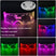 hohe Qualität Typ D - LED-Partybrille – Neonpinke Cyberpunk-LED-Visierbrille für Club, DJ-Partys und mehr