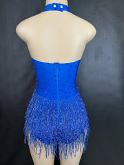 sexy bodysuit fringe for performance party