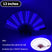 1 stuk 13 inch On Flash-2 - Verlichte ventilator - Gloeiende LED-ventilator voor feestjes en dansavonden, opvouwbaar met USB-oplaadfunctie voor de feestdagen.