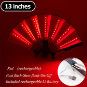 colorful lighted fan for events
