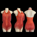 glamorous rhinestone leotard stage outfit - 38490053738679 - 38490053738679