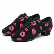 women's salsa dancing shoes breathable upper