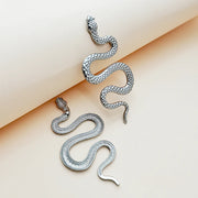 snake hoop earrings punk fashion