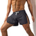 Dark Grey / S - Mens Split Running Shorts - Quick Dry Cargo Shorts for Men Athletic Breathable Elastic Waist Summer Sports Workout Gym Jogger for Fitness Training